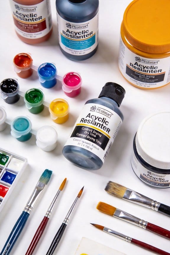 acrylic drying time retarders
