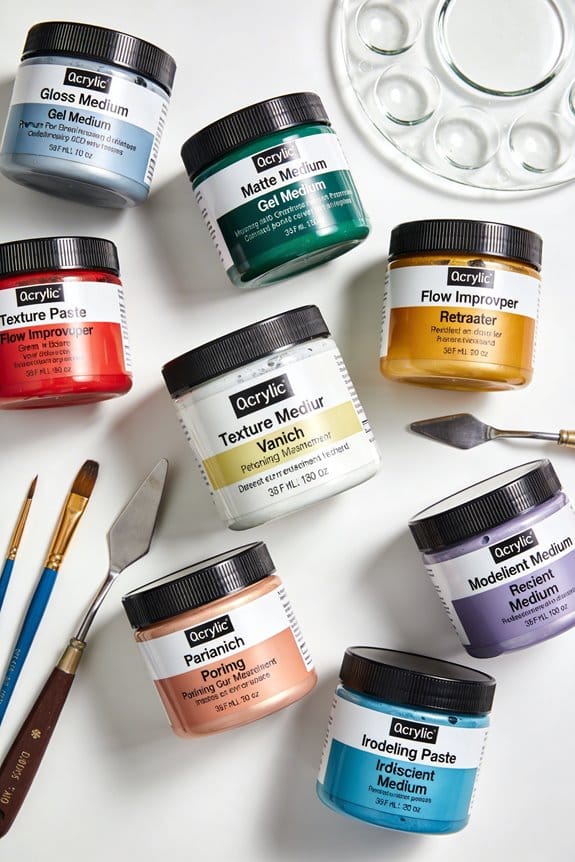 acrylic paint mediums guide