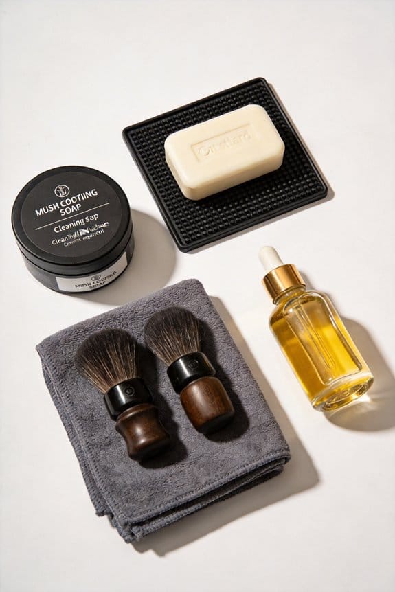 brush care essential supplies