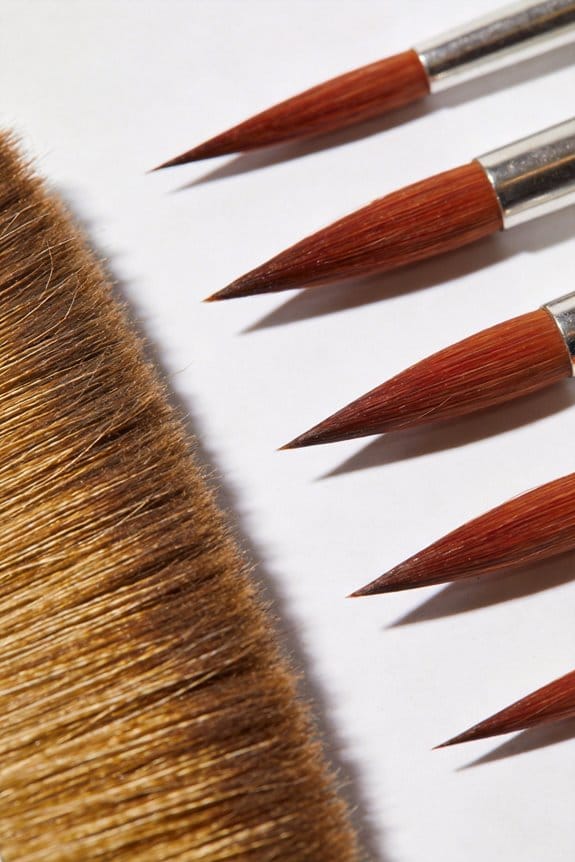 The Difference Between Hog Hair and Kolinsky Sable 2 brush types and techniques
