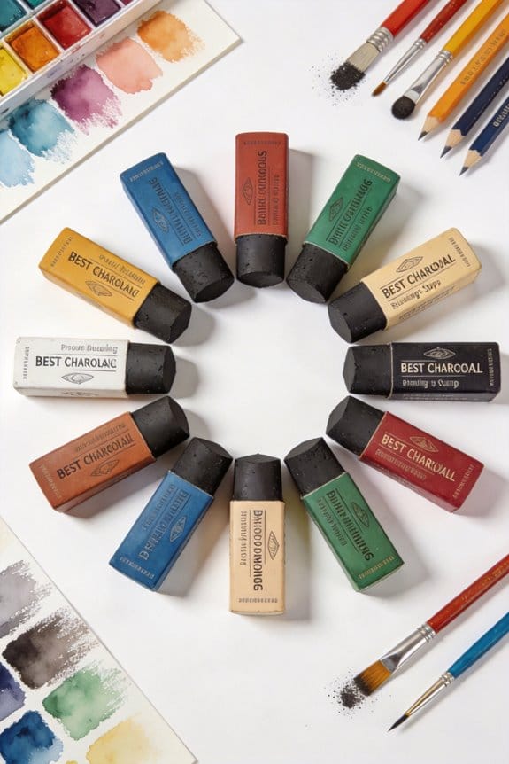 charcoal blending stumps selection