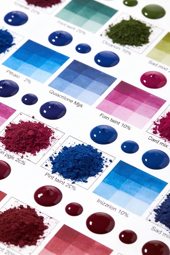 color mixing influences vibrancy