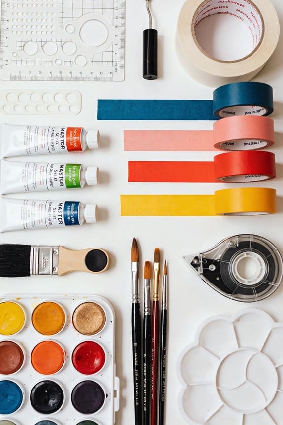 creative masking tape art