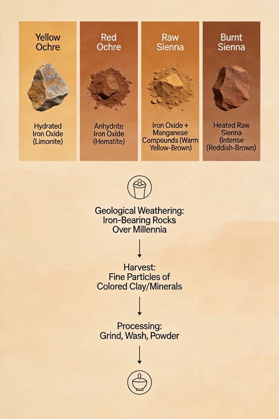 earth pigments natural properties