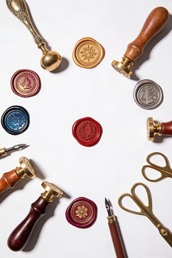 elegant wax seal stamps