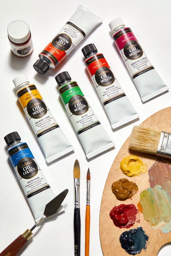 essential oil paint mediums