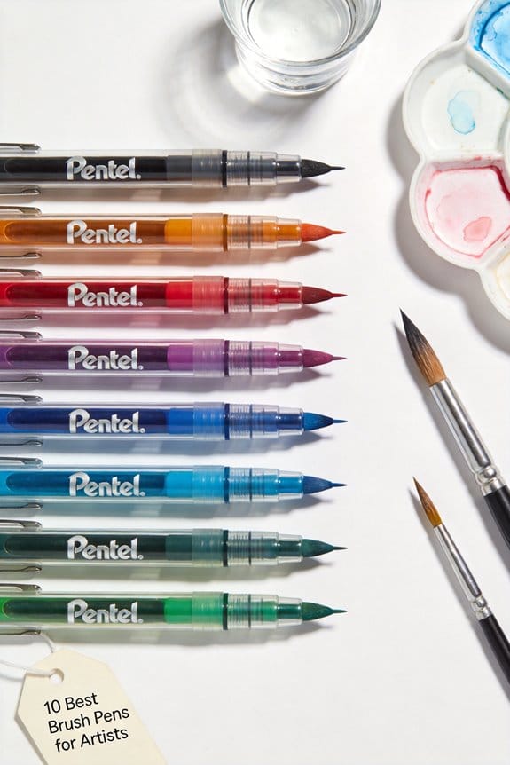 essential pentel brush pens