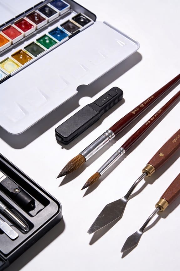 essential travel art tools