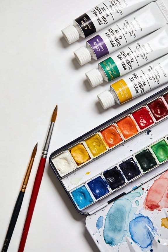 gouache versus watercolor differences