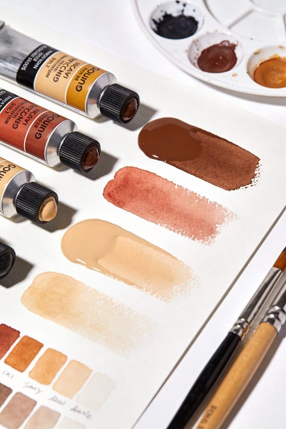 gouache vibrant watercolor transparent
