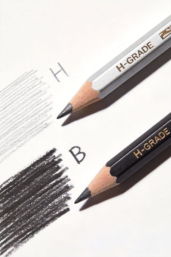 h pencils for precision drawing