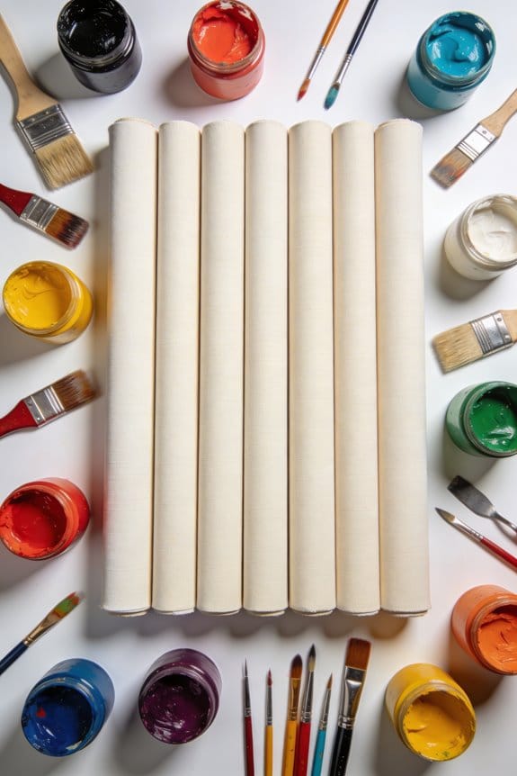 high quality unprimed canvas