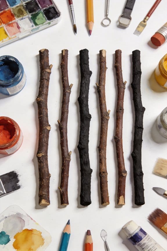 high quality willow charcoal sticks