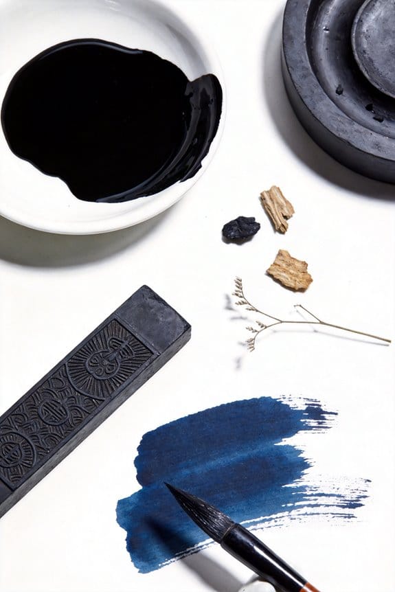 indian ink composition details