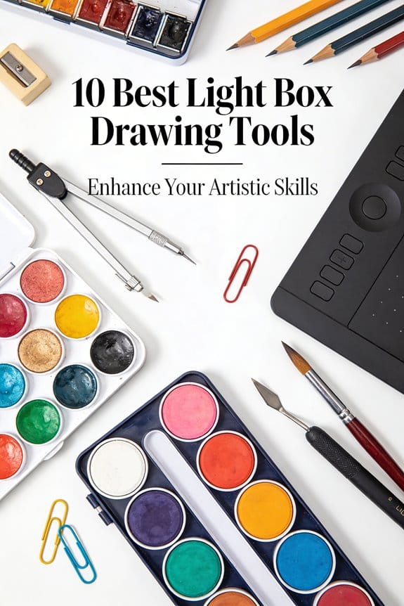 light box drawing tools