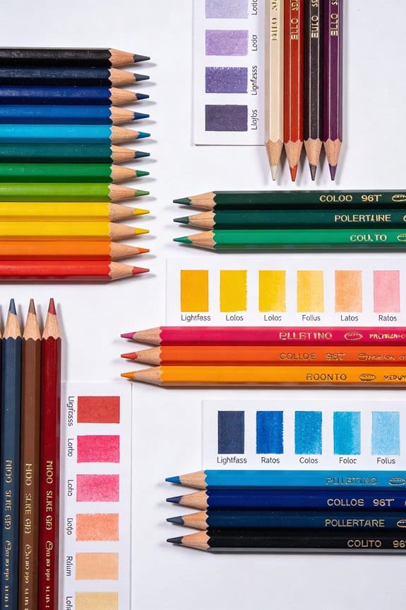 lightfastness in colored pencils