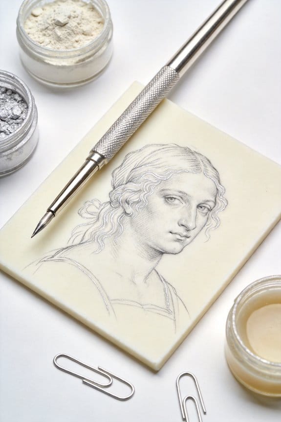 masterful silverpoint artistry history