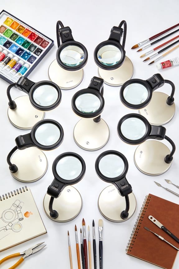 precision magnifying lamps for crafters