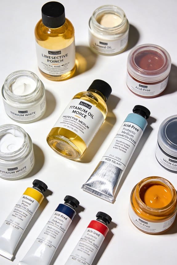prevent oil paint yellowing