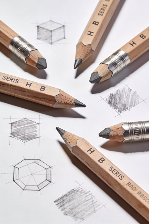 How to Keep Graphite Drawings From Smudging 2 selecting pencils to minimize smudging