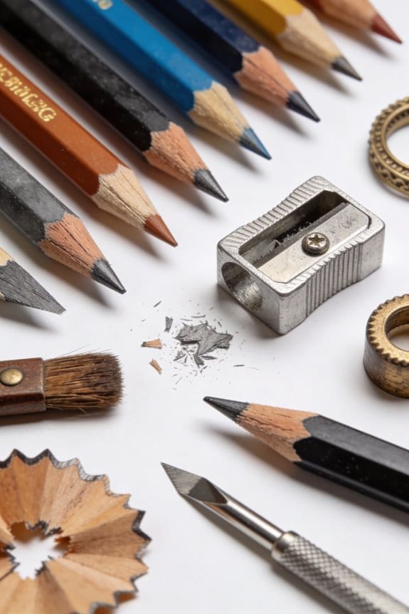 sharpening techniques for drawing