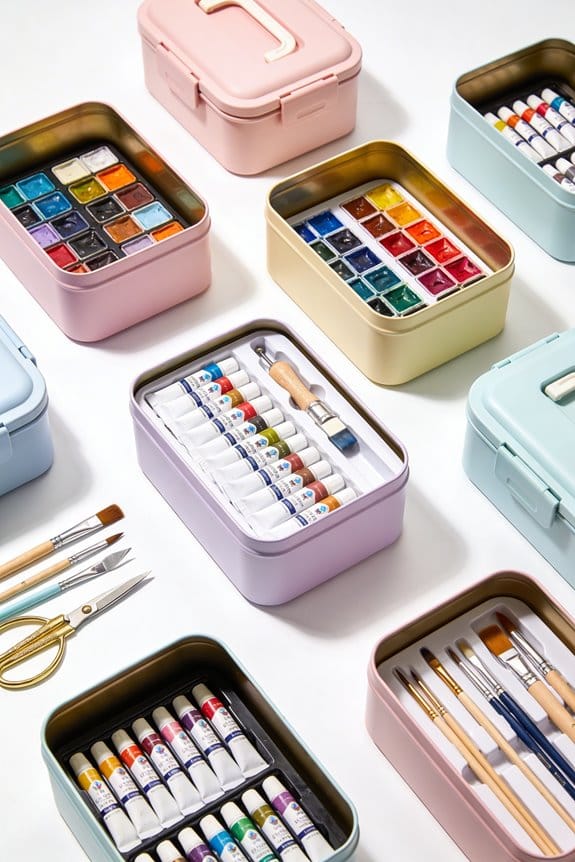 stylish pastel storage solutions