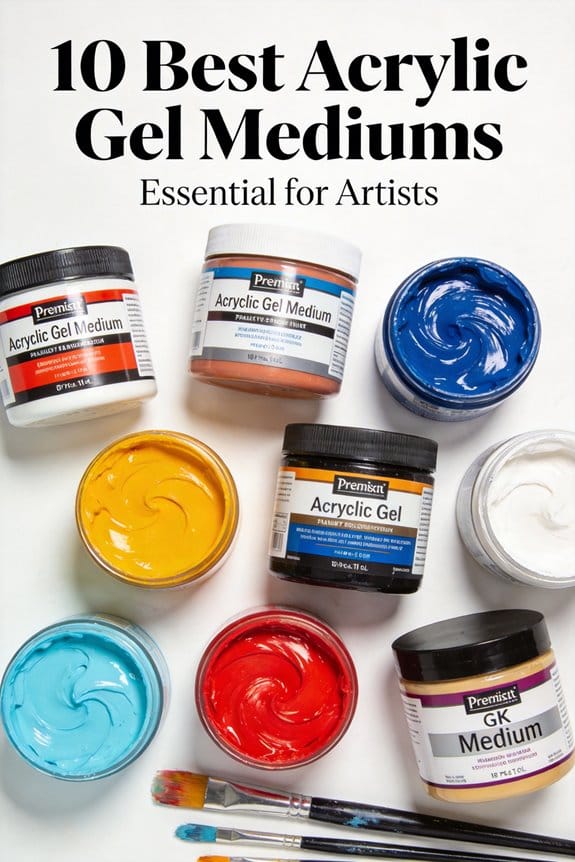 top acrylic gel mediums
