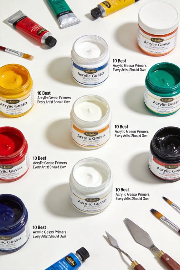 top acrylic gesso primers