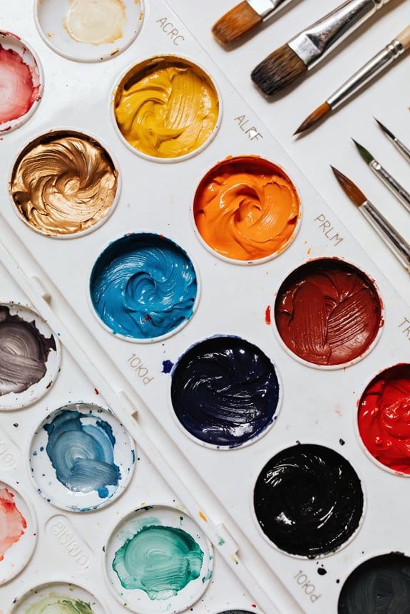top acrylic paint palettes