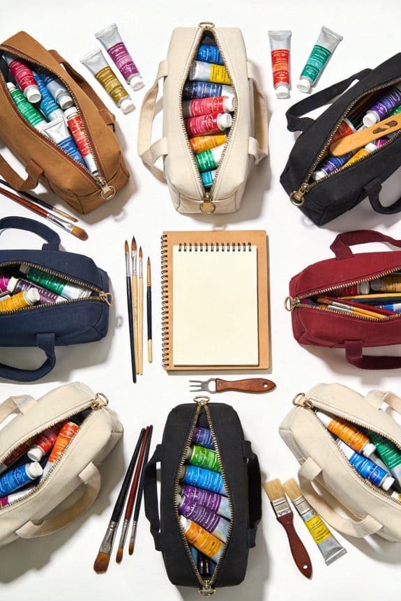 top art tote bags