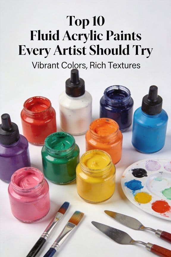top fluid acrylic paints