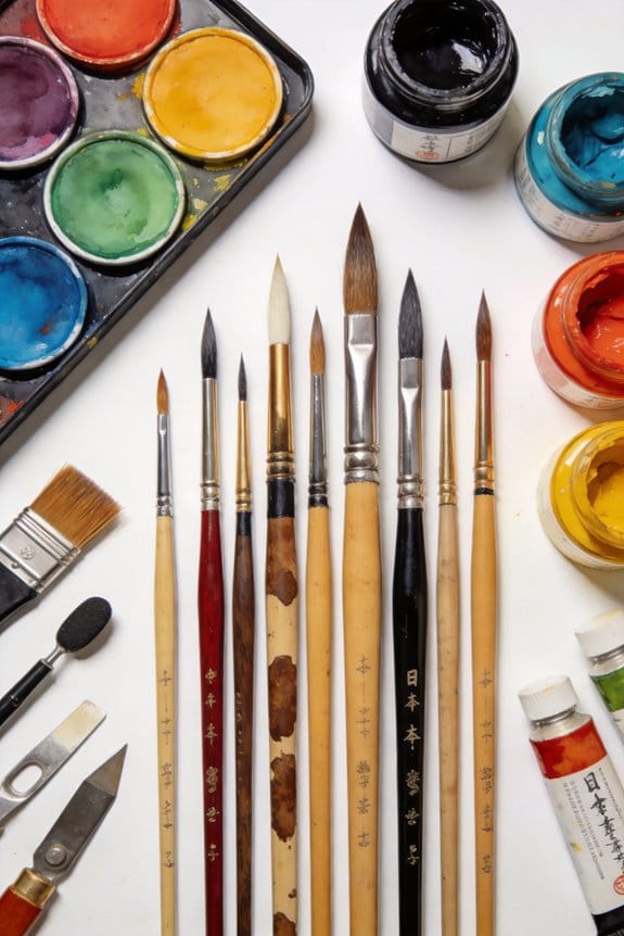 top japanese painting brushes