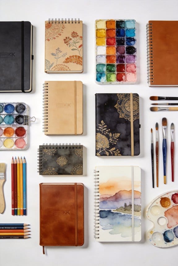 top mixed media sketchbooks