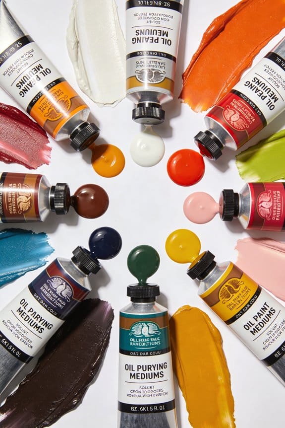 top oil paint mediums