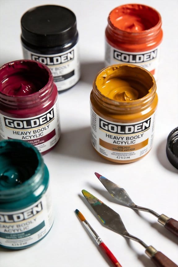 top quality golden acrylics