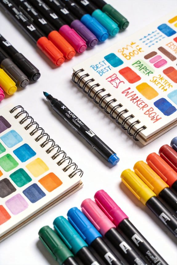 top sketchbooks for markers