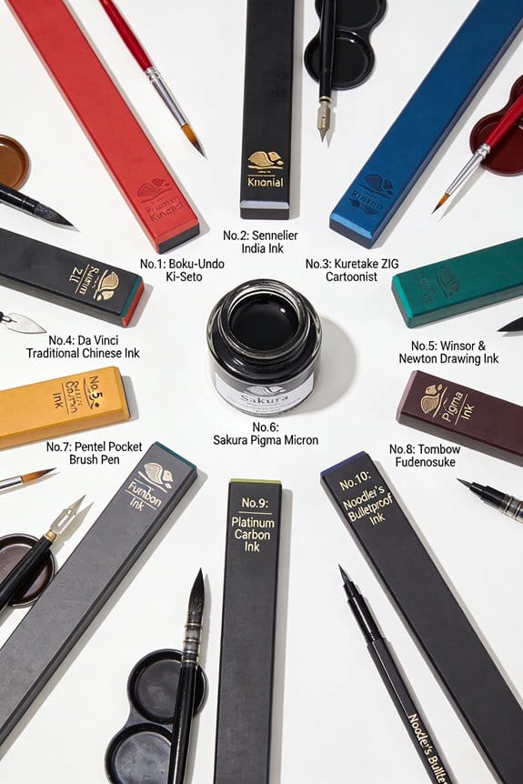 top sumi ink sticks