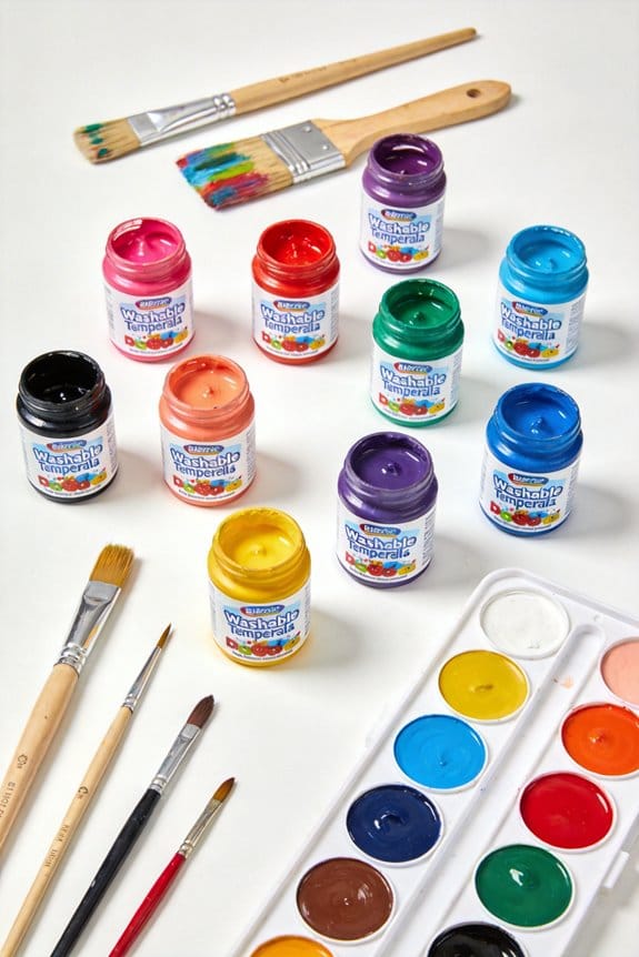 top washable tempera paints