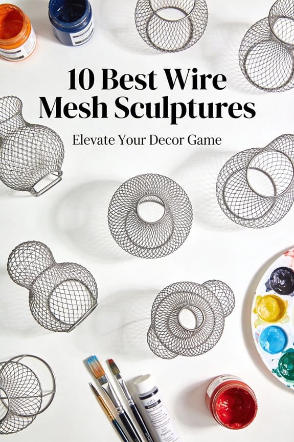 wire mesh sculpture decor